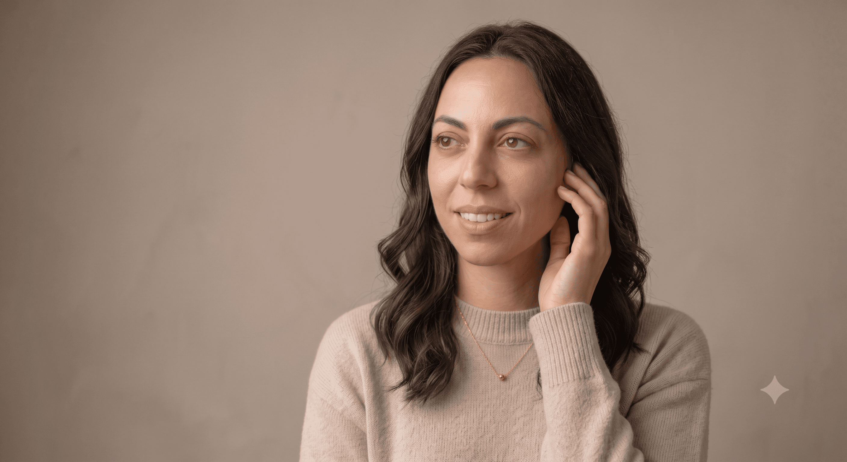 Maya hosting a supportive community conversation